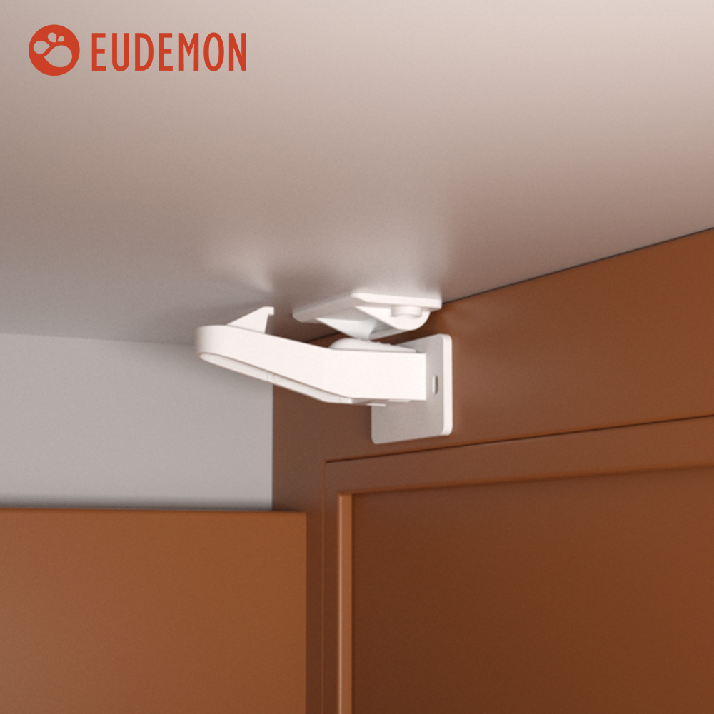 EUDEMON ที่มองไม่เห็น Baby Pfoofing ล็อคลิ้นชักตู้ล็อคสําหรับความปลอดภัยของเด็กติดตั้งเทปหรือสกรู