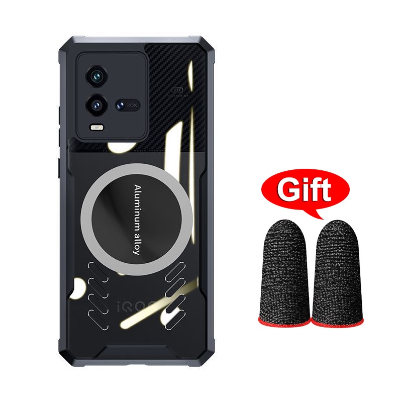 สําหรับVivo iQOO 10 Proกรณีอลูมิเนียมกระจายความร้อนสําหรับVivo iQOO10Pro Graphene Cooling Cover iQOO