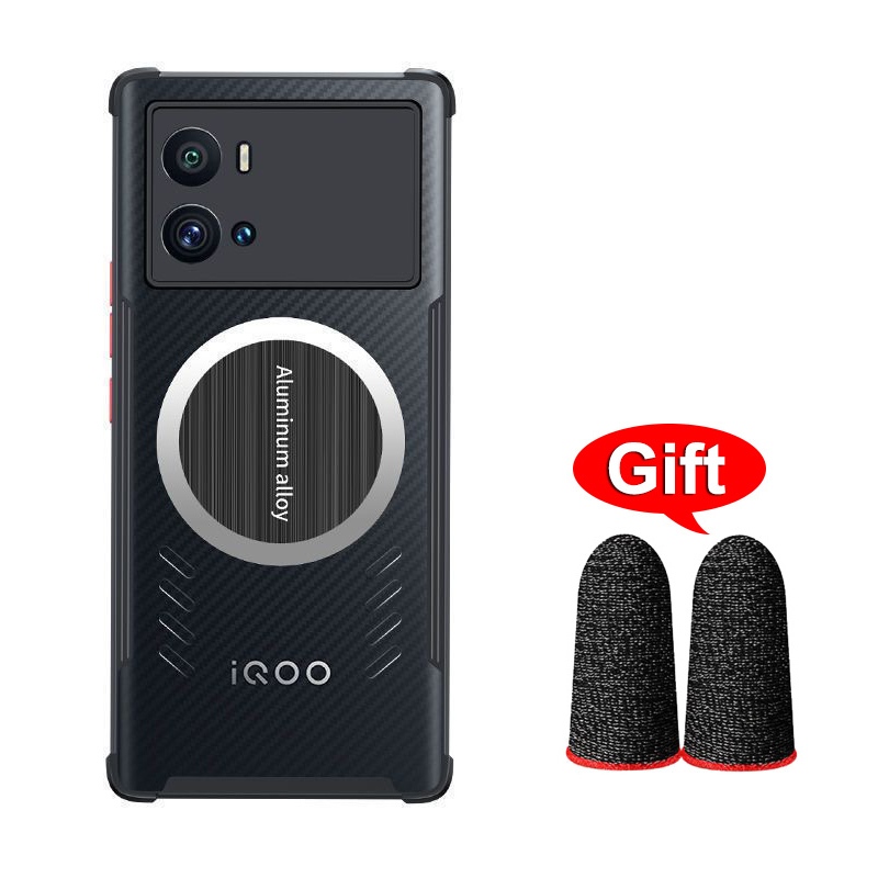 สําหรับVivo iQOO 9 Proกรณีอลูมิเนียมกระจายความร้อนสําหรับVivo iQOO9Pro Graphene Cooling Cover iQOO 9