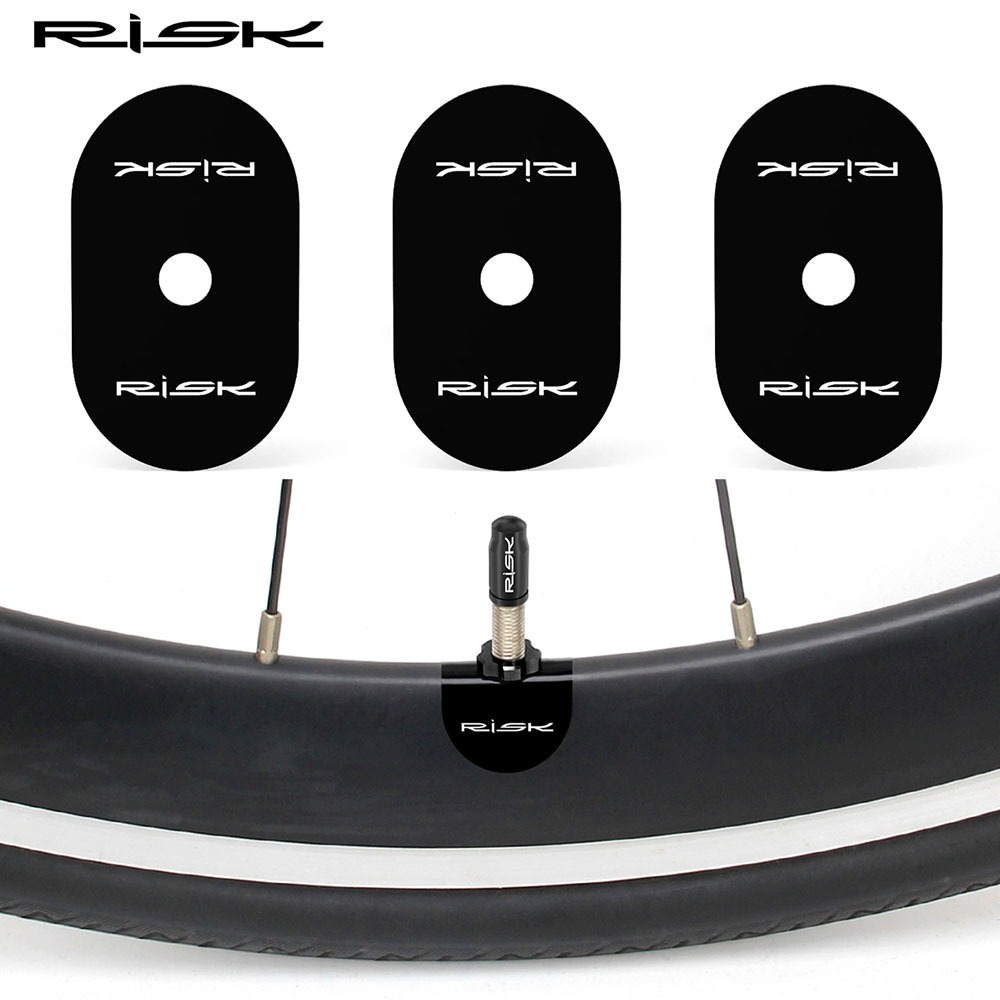 Risk 10PCS MTB จักรยาน Presta วาล์ว Core สติกเกอร์,จักรยานยาง Elliptic FV สติกเกอร์ป้องกันวาล์ว,ขี่จักรยาน Fixing สติกเกอร์