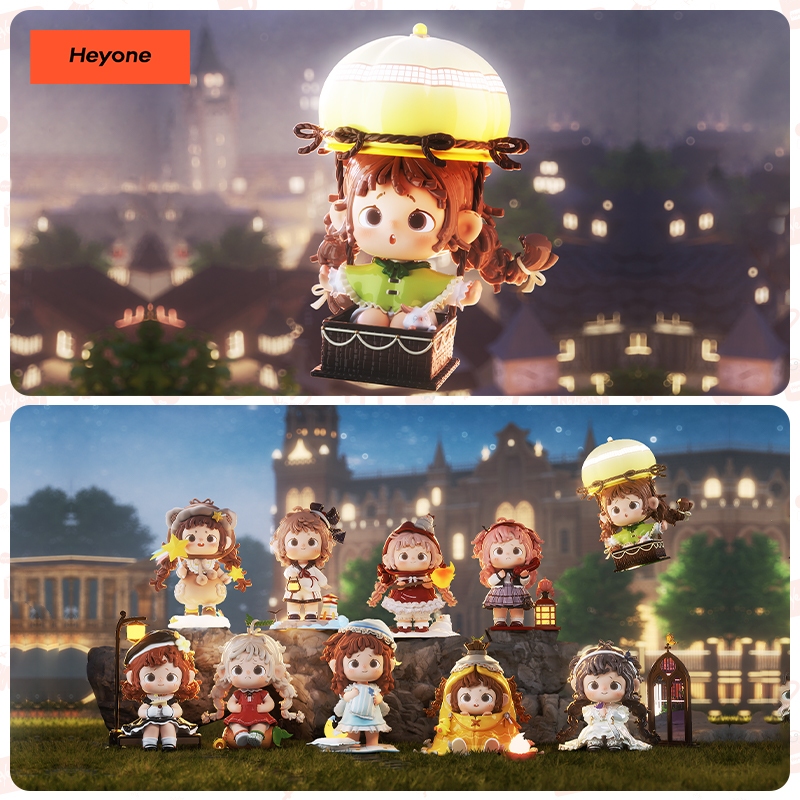 Heyone FurFur-Glimmer City Under Night Sky Series Mystery Box กล่องตาบอด Action รูปน่ารักของขวัญ-เต็มกล่อง