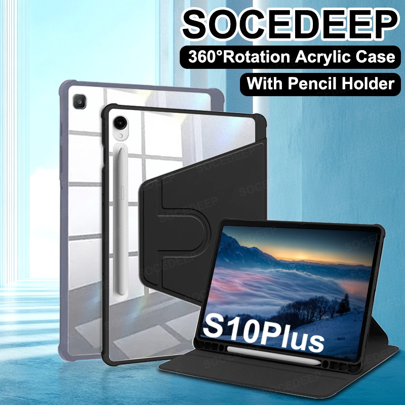 Socedeep สําหรับ Samsung Galaxy S10 S9 FE Plus 12.4 S9 11.0 X710 S7 FE T730 T736 S8 + X800 X806 S7 P