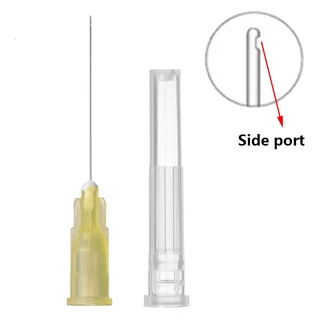 100 ชิ้น/ถุงทันตกรรม Endo ชลประทานเข็มเคล็ดลับทันตกรรม Root Canal Lateral ชลประทานเข็มเส้นผ่านศูนย์กลาง 0.3/0.4/0.5 มม.ทันตกรรมเครื่องมือ