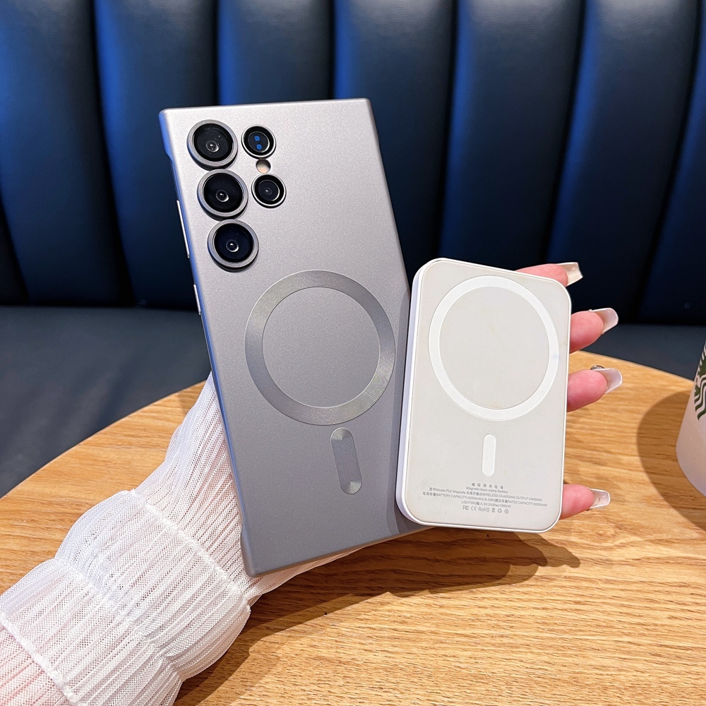 ภาพวาดสีน้ํามันไร้กรอบเคสโทรศัพท์แม่เหล็กสําหรับ Samsung Galaxy S25 S24 S23 Ultra Glass เลนส์ฝาครอบป้องกัน - รูปที่ 2