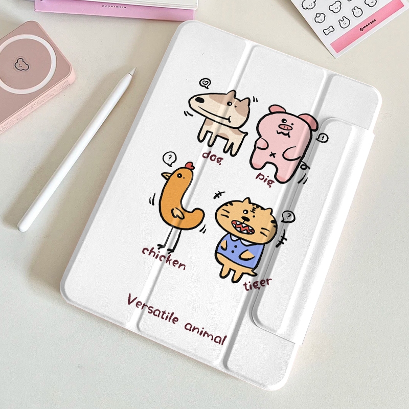 Osee Pro เคส iPad 720° หมุนที่ถอดออกได้รวมทุกอย่างป้องกันการล่มสลายสมาร์ทแม่เหล็กกรณีสําหรับ ไอแพด ม