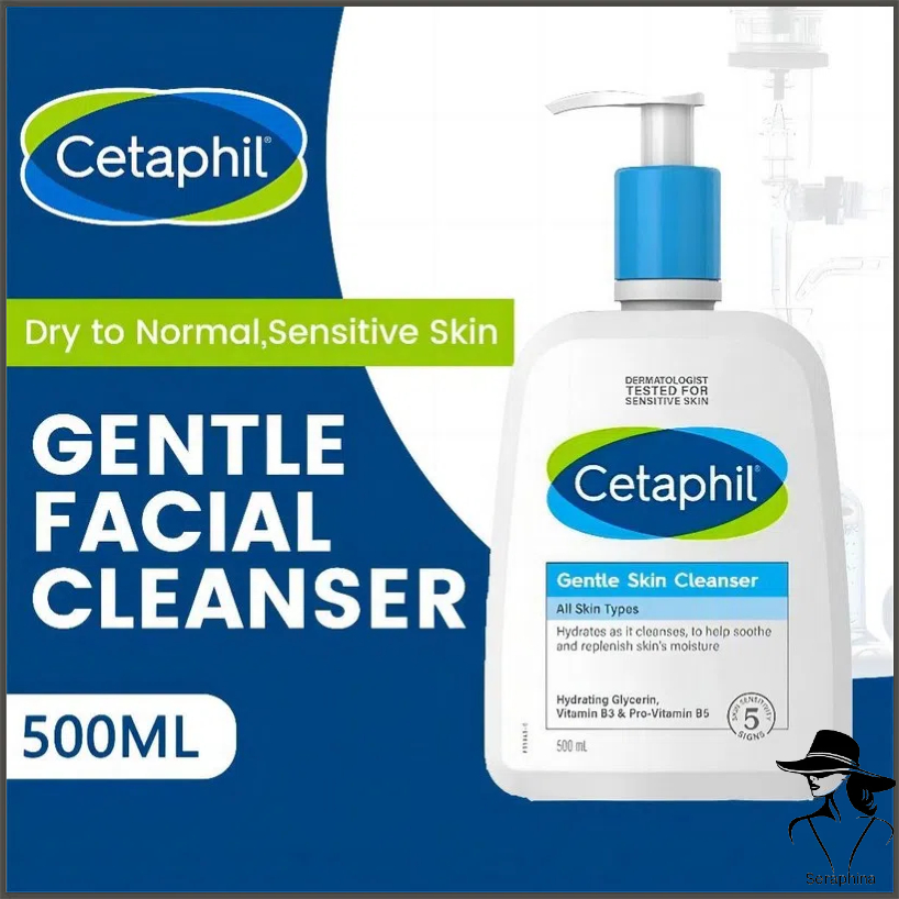 Cetaphil Gentle Skin Cleanser 500 ml.เจลล้างหน้าเซตาฟิล ของแท้จากบริษัท
