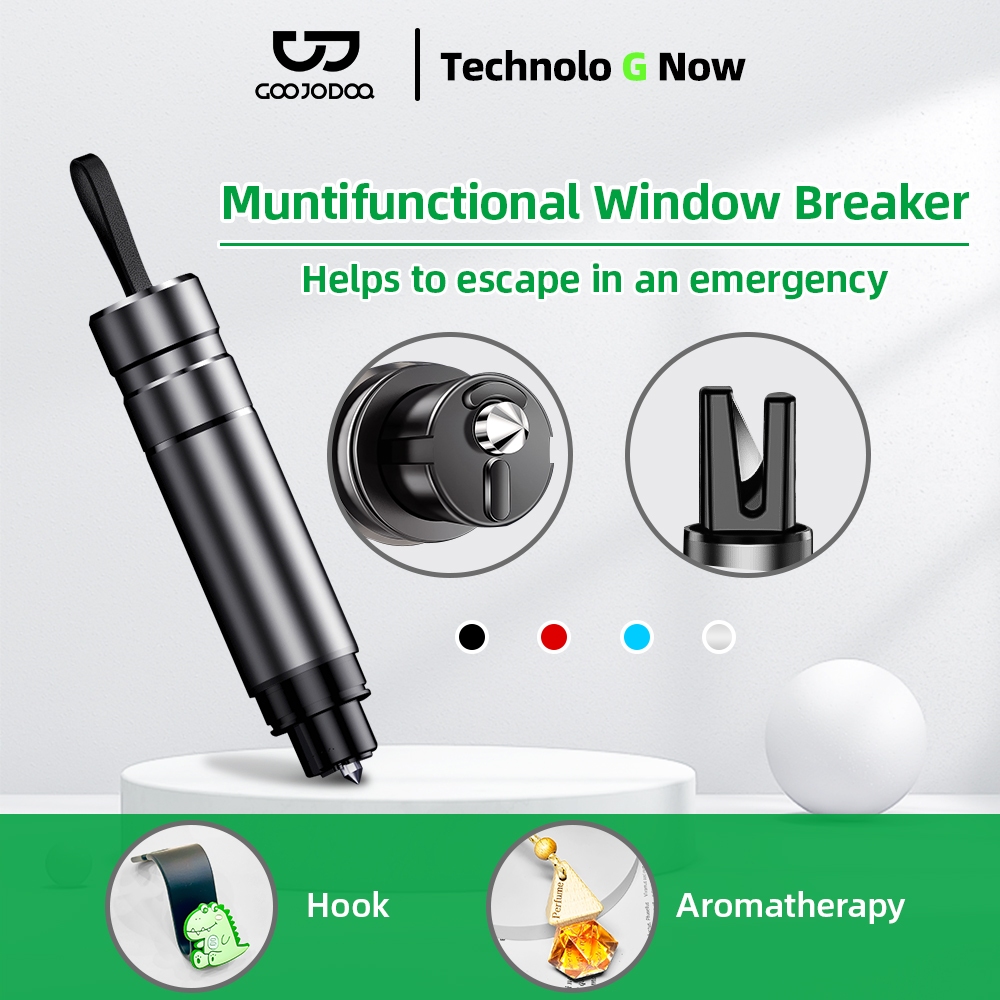 GOOJODOQ เบรกเกอร์หน้าต่าง 2-in-1 วัสดุคุณภาพสูง Genere แรงกระแทกขนาดใหญ่ทนทานสําหรับการใช้งานยาวนาน