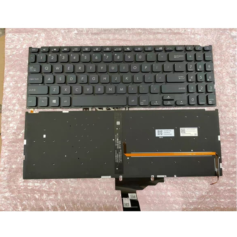 ใหม่สีดํา US backlit คีย์บอร์ดสําหรับ ASUS VivoBook X515 X515E X515EA X515M X515MA X515J X515JA X515