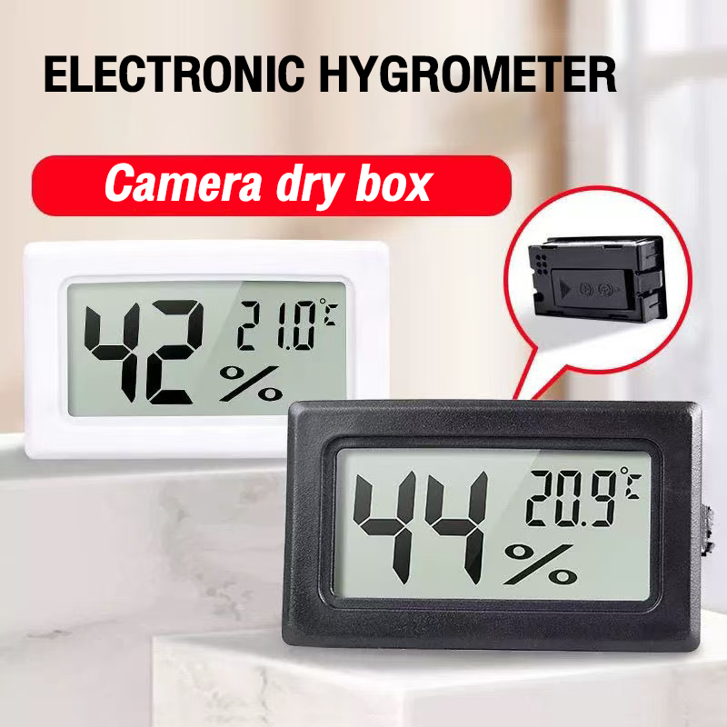 [ส่งไวทุกวัน] วัดความชื้น วัดอุณหภูมิ เครื่องวัดความชื้นและอุณหภูมิ ดิจิตอล ส่งไวจากไทย ขนาดเล็ก มีถ่านพร้อมใช้ ไฮโกรมิเตอร์อิเล็กทรอนิกส์