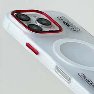 เคสโทรศัพท์แม่เหล็กโปร่งแสงสุดเท่และหรูหรา Compatible for iPhone 16 Pro Max 11 12 13 14 15 PRO MAX เคสแข็งป้องกันการตกแบบด้านเรียบง่าย