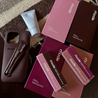 Rhode ลิปสติก Lipgloss Petters เคสโทรศัพท์สําหรับ iPhone 16ProMax 15ProMax 14ProMax 13ProMax 16Pro 15Pro 14pro 13pro หรูหราป้องกันซิลิโคนกันกระแทก Soft Shell