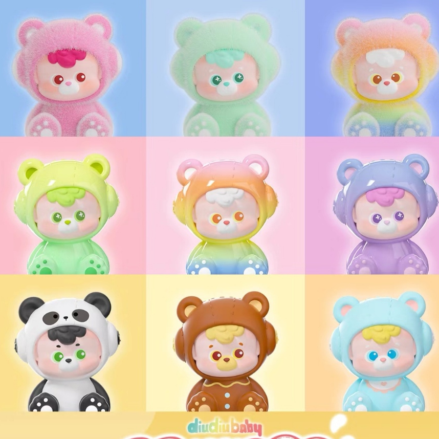 เตรียมการจัดส่ง ของแท้ [diudiu Your Little Bear Series พร้อมตัวเลขพร้อมกลิ่นหอมอ่อน] กล่องปริศนาเมล็ดน่ารัก diudiu หมีน้อยของคุณพร้อมกล่องปริศนาการเข้ารหัส