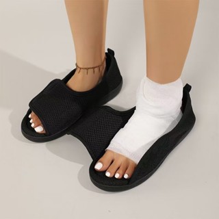 รองเท้าเท้าเบาหวานผู้ชาย ปรับความกว้างได้ เหมาะสําหรับซ่อมแซ…