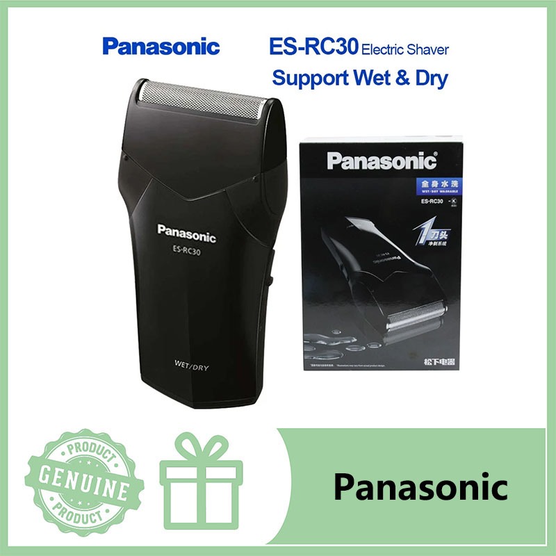 Panasonic ES-RC30 เครื่องโกนหนวดไฟฟ้าอเนกประสงค์ไร้สายแบบพกพาสําหรับแบบแห้งและเปียก