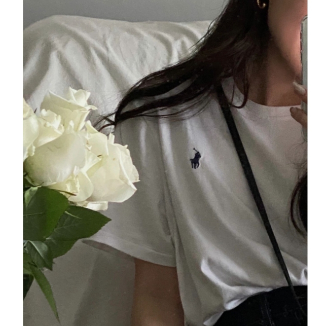 2024 ใหม่ RALPH WOMEN CASUAL CALLER เสื้อยืดผ้าฝ้าย