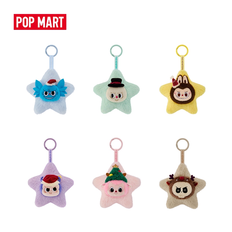POP MART THE MONSTERS Classic Series-Sparkly Plush Pendant Blind Box (Whole Set)