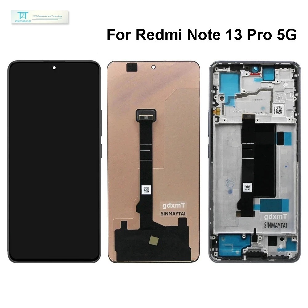 <พร้อมกรอบ> จอ lcd for Redmi Note 13 Pro 5G / Poco X6 หน้าจอ แท้ OLED/Amoled