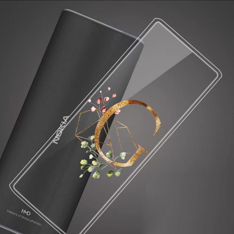 Letter Casing สําหรับ Nokia 108 4G 2024 / HMD 105 4G 2024 ผิว TPU เคสซิลิโคนอ่อนนุ่มเคสโทรศัพท์แฟชั่น