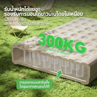 เตียงเป่าลม อัตโนมัติ ที่นอนลมกลางแจ้ง พับได้ แบบพกพา พร้อมปั๊มลมในตัว ที่นอน แบบหนา 40/25ซม