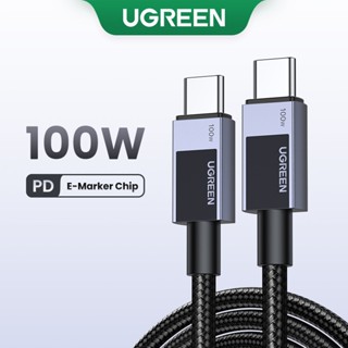 UGREEN PD 100W ประเภท C Fast สายชาร์จ Upgrated E-Marker ชิป …