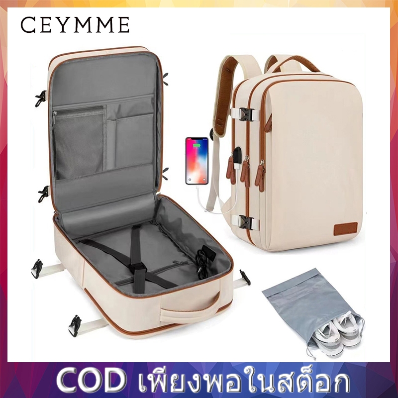 CEYMME กระเป๋าเป้สะพายหลัง ใส่แล็ปท็อป กันน้ํา ความจุขนาดใหญ่ อเนกประสงค์ สําหรับผู้ชาย