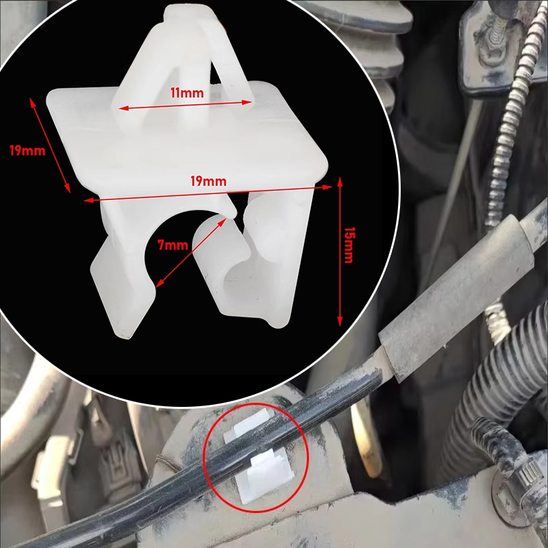 [ ส่งไว มีCOD] กิ๊บล็อคเหล็กค้ำฝากระโปรง HONDA CIVIC FD FB CRV ACCORD CITY / 90672-SNB-003