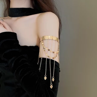 [เจวบิวตี้]โลหะดาวรักพู่เปิดสร้อยข้อมือยุโรปและสหรัฐอเมริกาความรู้สึกระดับสูงปลอกแขนแฟชั่นความรู้สึกการออกแบบแสงหรูหราเครื่องประดับมือขายส