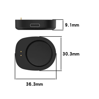 อะแดปเตอร์ชาร์จสําหรับ Huami Amazfit T-Rex 3 / Amazfit Balance Type-C พอร์ตอินพุตอินเทอร์เฟซแท่นชาร์จแบบพกพา Charger