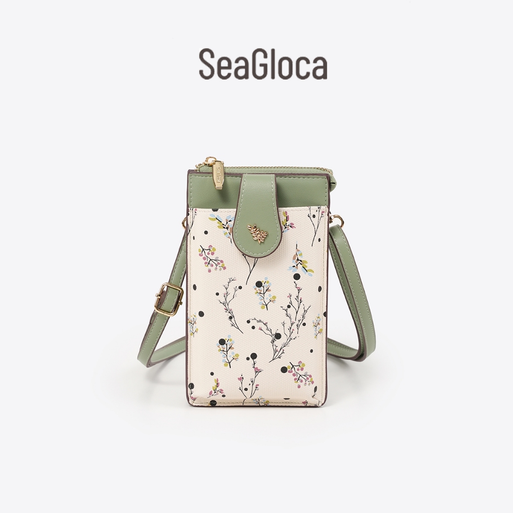 Seagloca ใหม่ กระเป๋าสะพายไหล่ ใส่โทรศัพท์มือถือได้ อินเทรนด์ สําหรับสตรี No.1555
