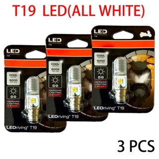 3pcs T19 Cool White รถจักรยานยนต์ H4 LED ไฟหน้าหลอดไฟ HI/LO …