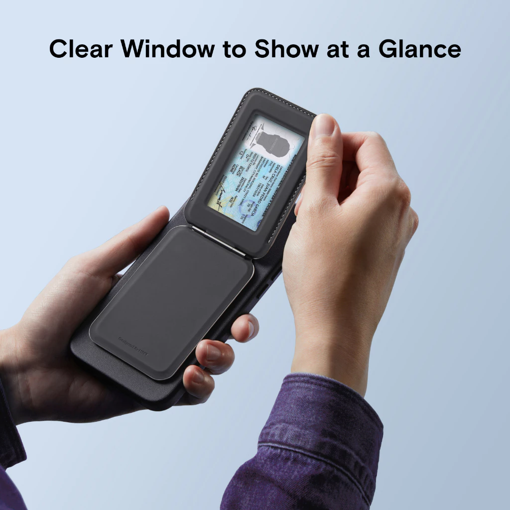 MOFT Snap Flash Wallet ขาตั้งโทรศัพท์มือถือ กระเป๋าสตางค์ พร้อม MagSaf ใช้งานสะดวก ทนทาน สําหรับสมาร์ทโฟน เปิดหน้าต่าง ID และบานพับเหล็ก thumbnail 5