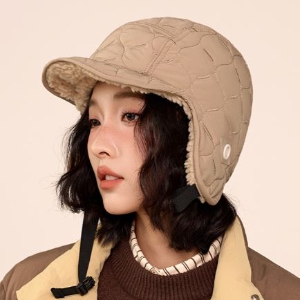 2024 สไตล์ใหม่ Lei Feng หมวกผู้ชายผู้หญิงสไตล์เดียวกันฤดูหนาวหนาขนแกะซับ All-Match Warm กลางแจ้งสองด้านป้องกันหูหมวกนักบินพร้อมสต็อกยิงจริงคุณภาพสูง