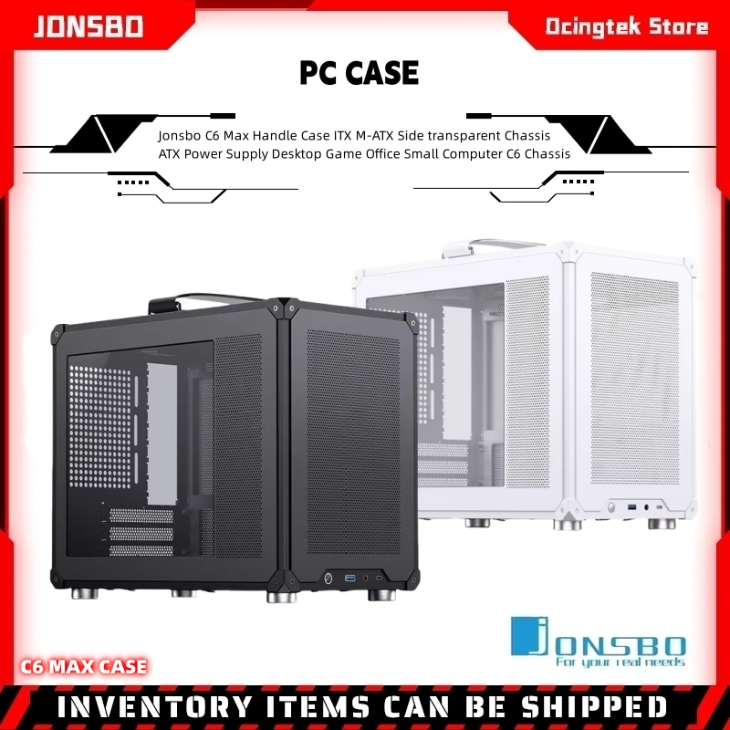 Jonsbo C6 Max Handle Case ITX M-ATX Chassis ATX Power Supply Desktop Office Small Computer Chassis