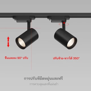 10W20W30W ไฟ นํา ติดตาม, ไฟเพดาน, ร้านขายเสื้อผ้าเชิงพาณิชย์, ชุด LED Track Lights, Ceiling Lights