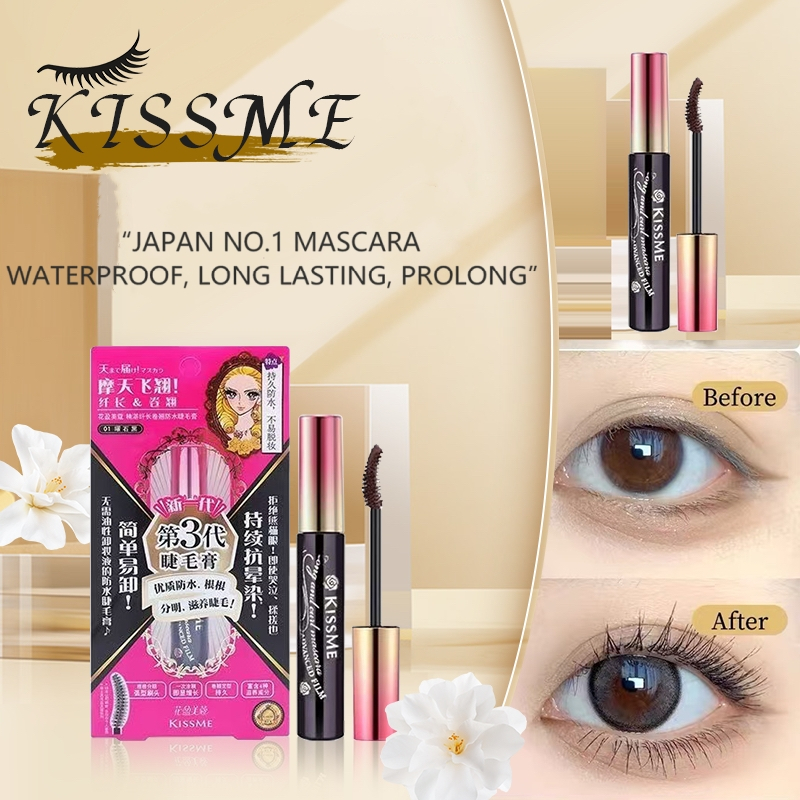 KISS ME Heroine Make Volume & Curl/LONG&CURL Mascara Advanced Film คิสมี มาสคาร่าเนื้อฟิล์ม สูตรเพิ่มความหนาและโค้งงอน