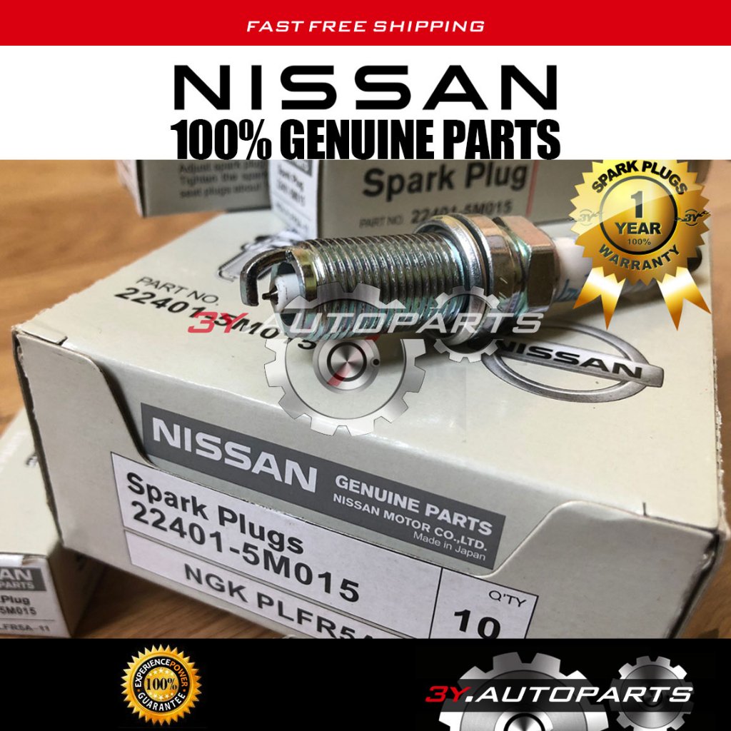 ของแท้ใหม่ 22401-5M015 (4 ชิ้น) Nissan Iridium Spark Plug Serena C24/Teana J31/Xtrail T30/Murano Z50