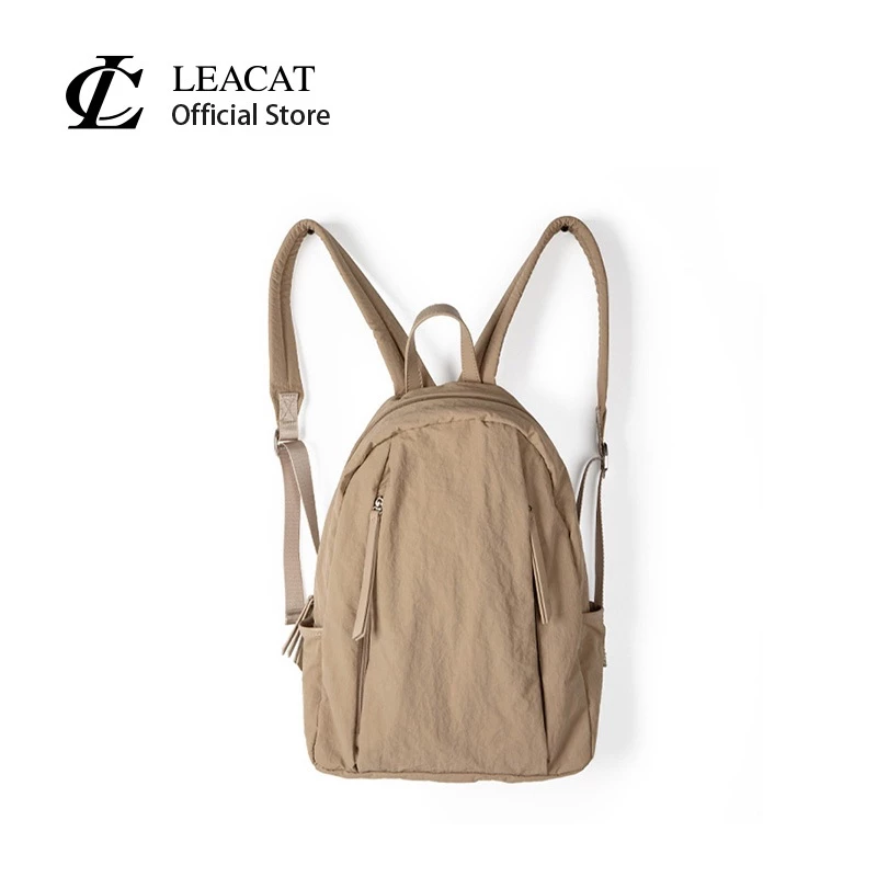 Leacat กระเป๋าเป้สะพายหลัง น้ําหนักเบา สําหรับผู้หญิง