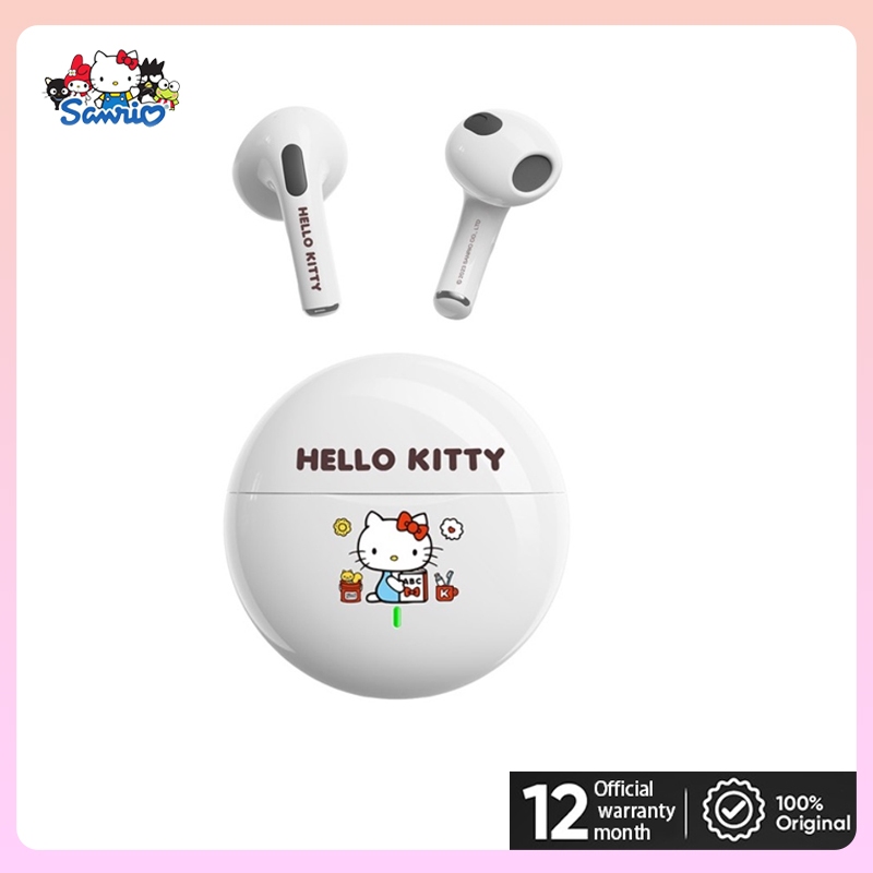 Sanrio TWS หูฟัง K26 หูฟังน่ารัก Hello Kitty Series หูฟังบลูทูธ Kuromi หูฟัง wireless gaming การ์ตูนไร้สายหูฟังลดเสียงรบกวน