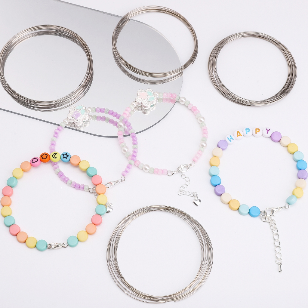 200ชิ้น/ถุง6มิลลิเมตร ลวดเหล็กสร้อยข้อมือแหวนอุปกรณ์เสริมสร้อยข้อมือใช้สําหรับ ทําเอง สร้อยข้อมือกระเป๋าเป้สะพายหลังจี้อุปกรณ์บ้ - รูปที่ 6