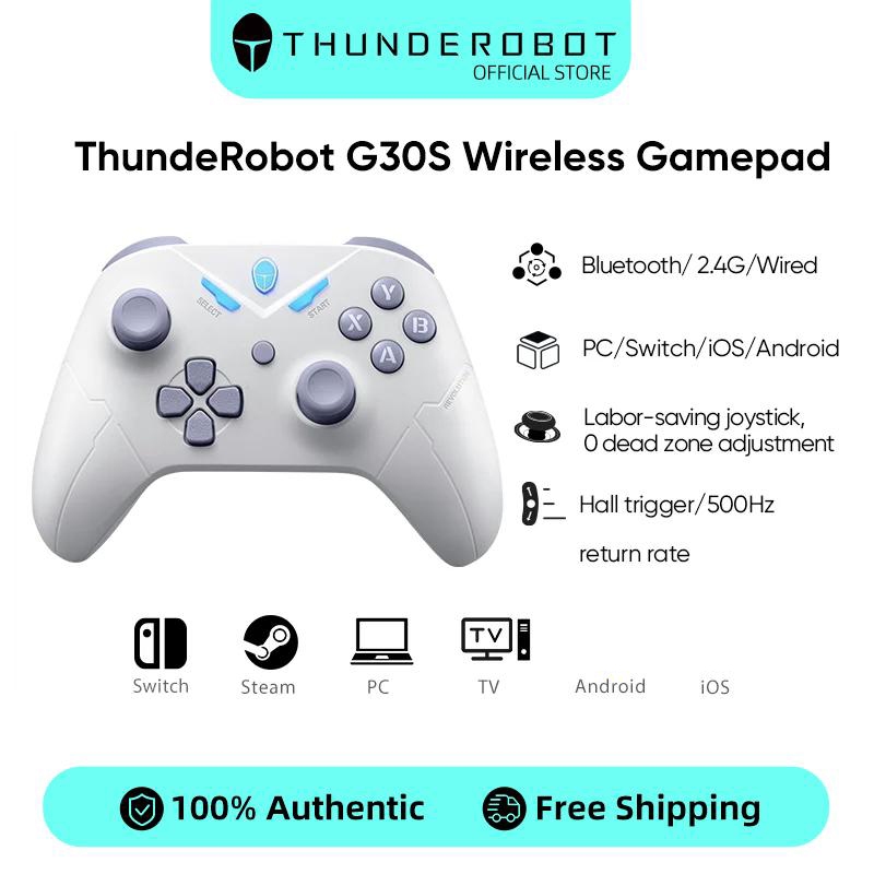 Thunderobot G30S เกมแพดควบคุมเกมไร้สาย บลูทูธ 2.4G