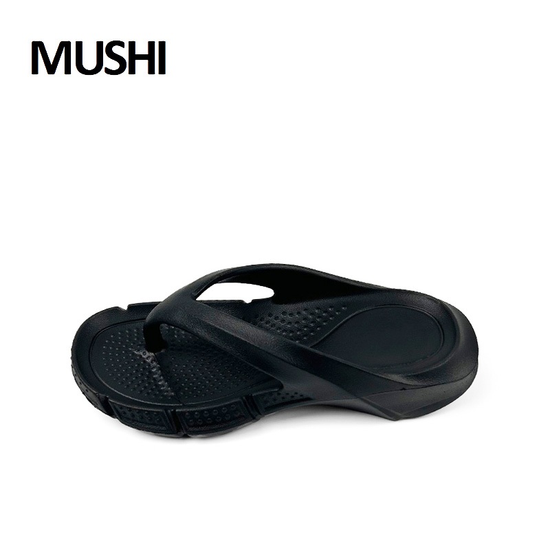 Mushi COD ผู้ชายผู้หญิงสไตล์คู่ขนาดใหญ่ชายหาดกลางแจ้งในร่ม Flip-Flops รองเท้าแตะกันลื่นแฟชั่นเรียบง่าย