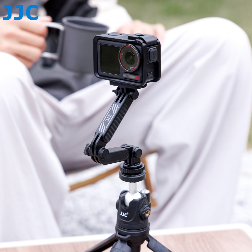 JJC กล้องฮอทชู Hot Shoe Adapter Magnetic Phone Holder ผู้ถือโทรศัพท์สําหรับ Mag-Safe โทรศัพท์มือถือ Apple 16 15 14 Pro Max & DJI Sony Canon Nikon Fujifilm อุปกรณ์เสริม