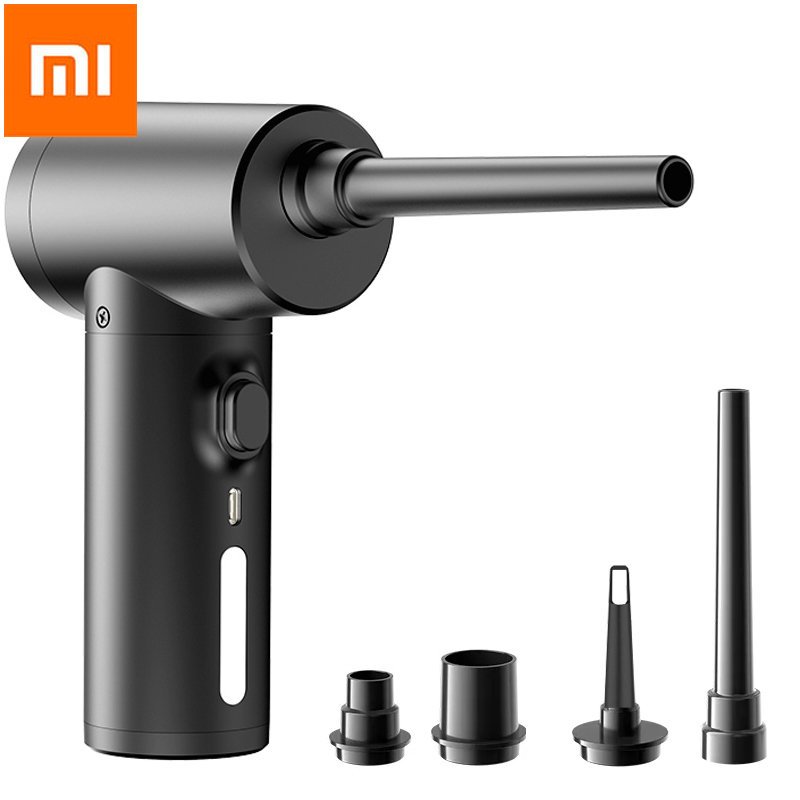 Xiaomi Wireless Air Duster 50000 RPM ปืนเป่าฝุ่น USB Compressed Air Blower ทําความสะอาดสําหรับคอมพิวเตอร์แล็ปท็อปคีย์บอร์ดกล้อง