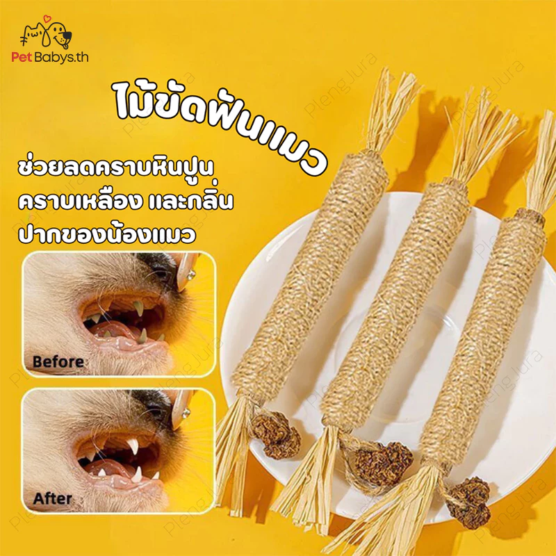 ไม้มาทาทาบิ 38cm 6 แบบ ขัดฟันแมว แคทนิปญี่ปุ่น ลดหินปูน thumbnail 8