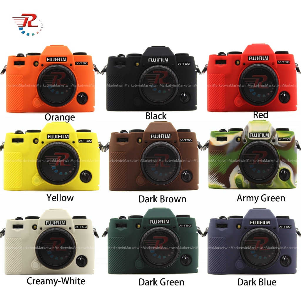 Fujifilm XT50 ยางซิลิโคนอ่อนกล้องสําหรับ Fujifilm XT50