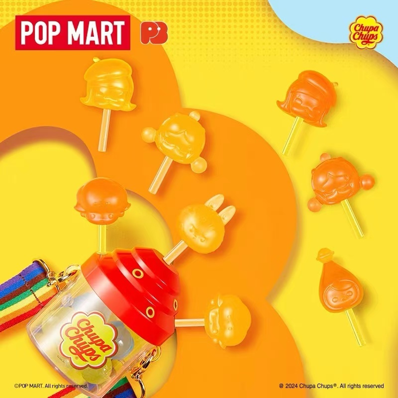 Popmart Bubble Marte Bubble Lovely Jewel ลูกปัดซีรีส์แอ็คชั่นฟิกเกอร์