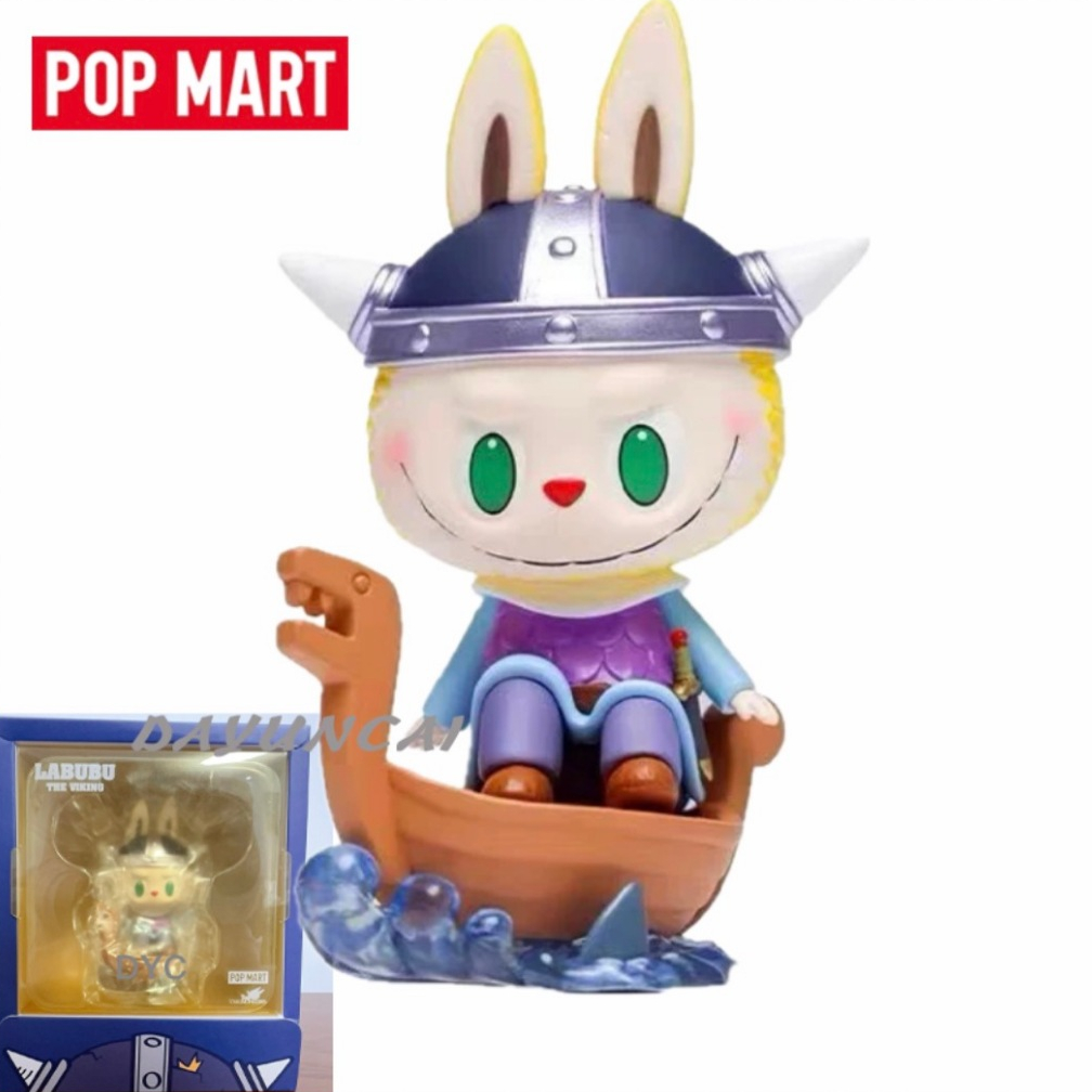 ของแท้ POPMART LABUBU The Viking Figurine ของขวัญ ของเล่น