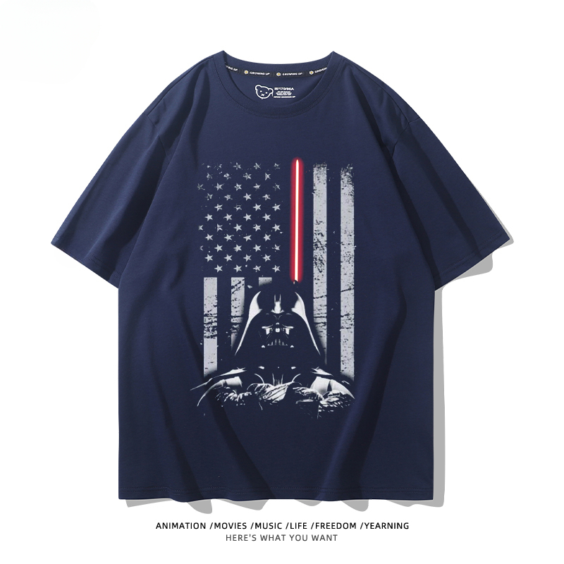 Uniqlo new Star Wars สินค้า Star Wars Star Wars เสื้อยืดผ้าฝ้ายแท้ Star Wars เทรนด์แขนสั้น 6524315