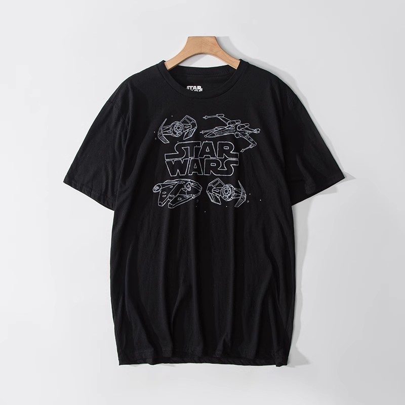 Uniqlo new Star Wars สินค้า Star Wars Star Wars เสื้อยืดผ้าฝ้ายแท้ Star Wars เทรนด์แขนสั้น 65243258