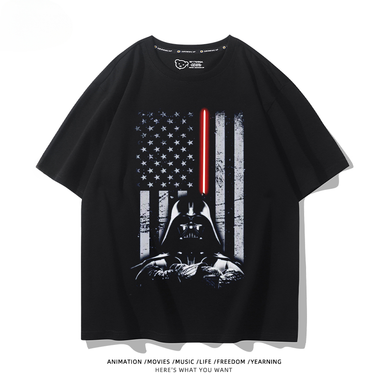 Uniqlo new Star Wars สินค้า Star Wars Star Wars เสื้อยืดผ้าฝ้ายแท้ Star Wars เทรนด์แขนสั้น 652433202